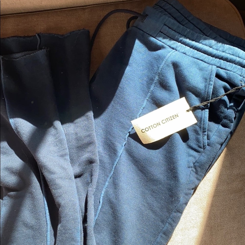 Cotton citizen blue sweatpants